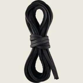 200cm/80" Leather Laces, Black, unisex, Item no. 97135