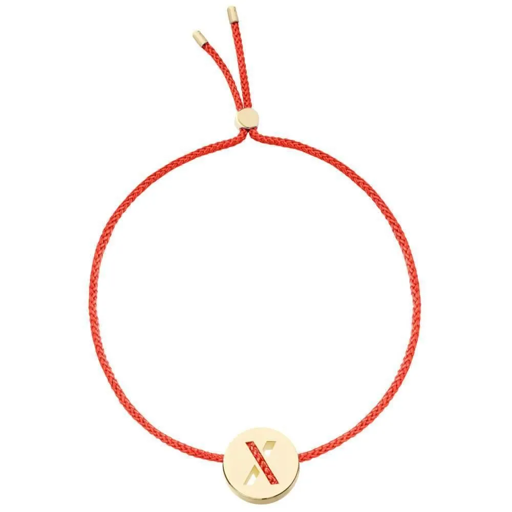 ABC's - X 18K Gold Plated Bracelet