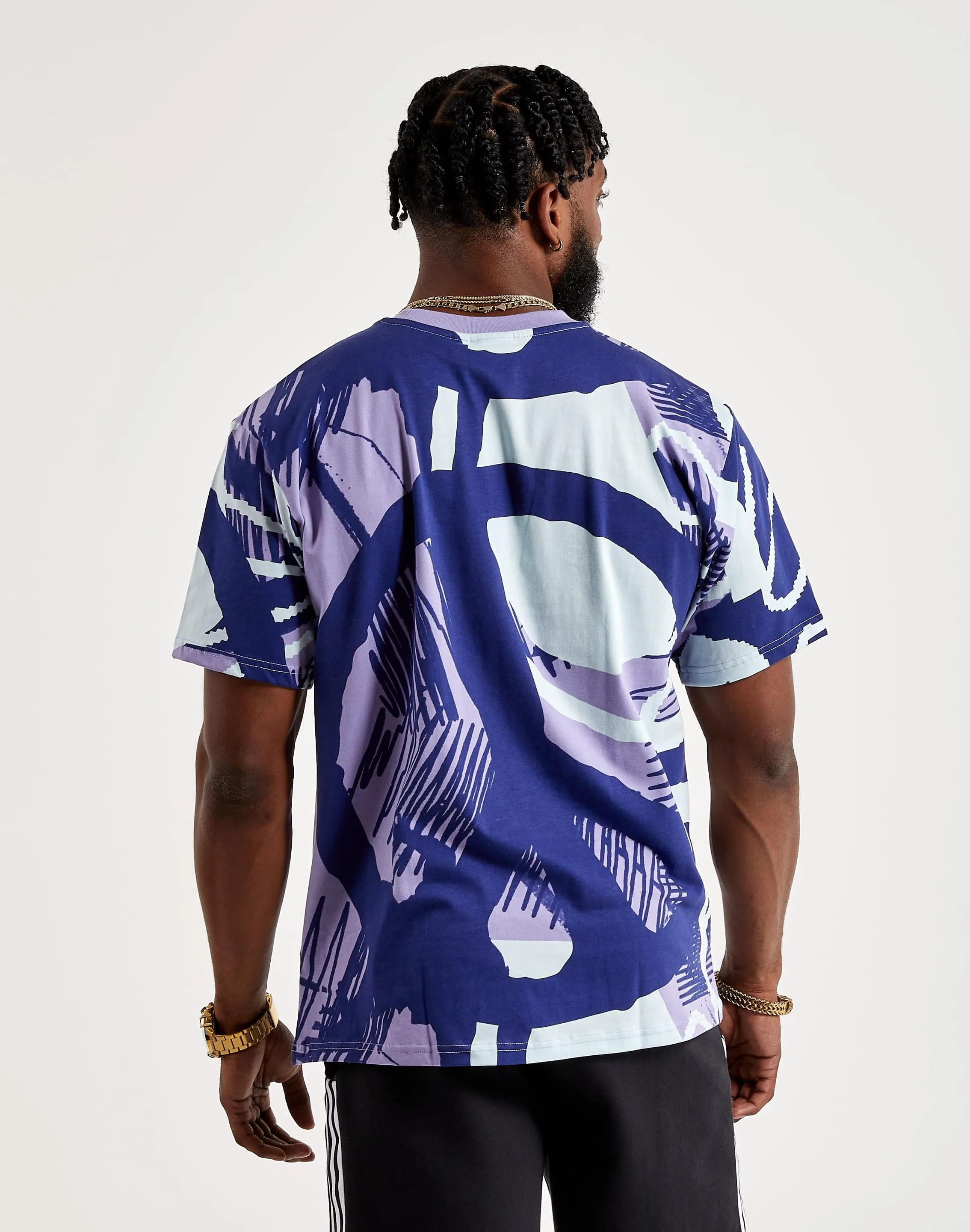 Adidas Adiplay Allover Print Short Sleeve Tee