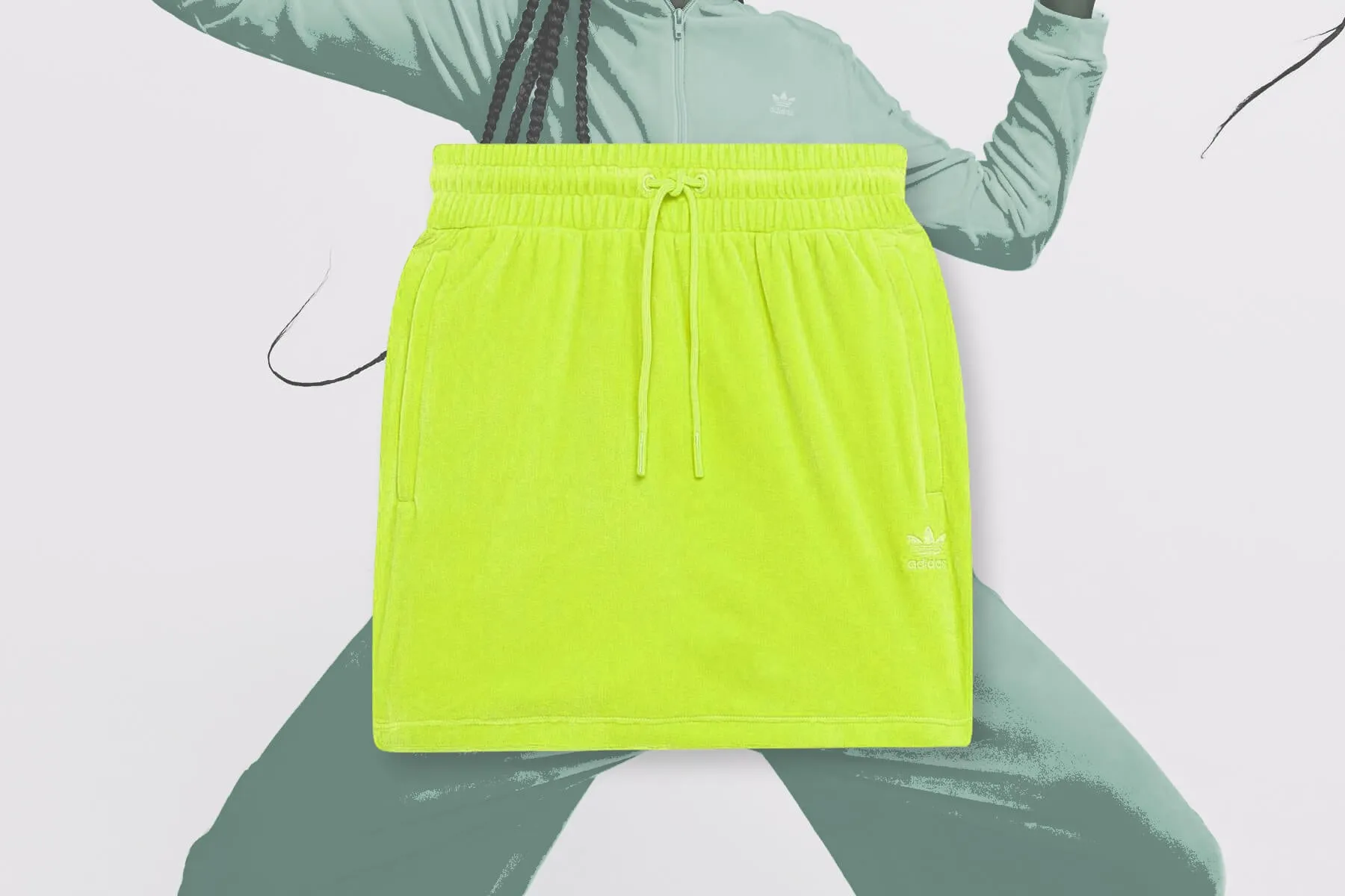 Adidas Originals x Jeremy Scott Women's Skirt - Solar Yellow