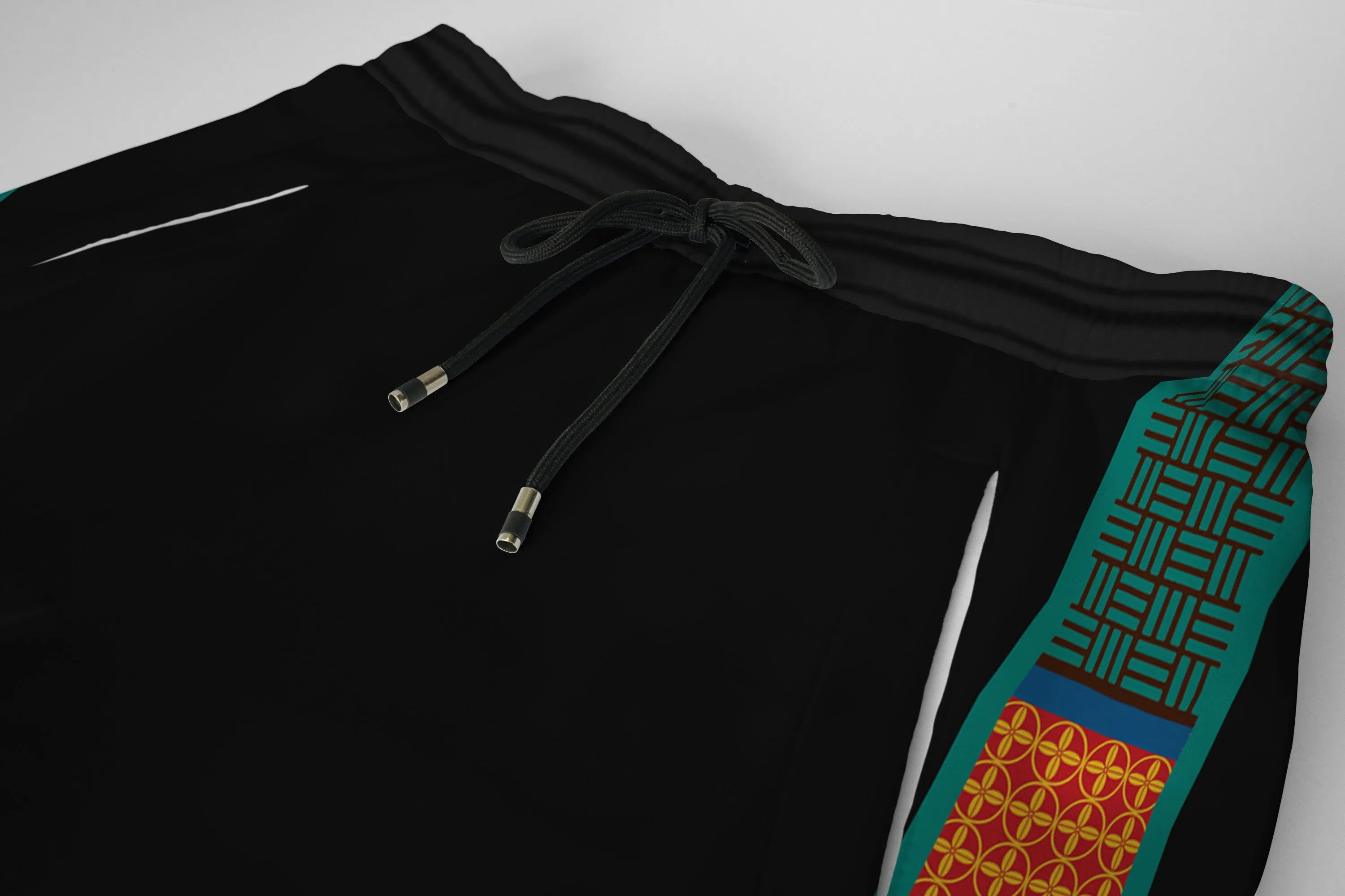 African-Inspired Patterns Printed Joggers