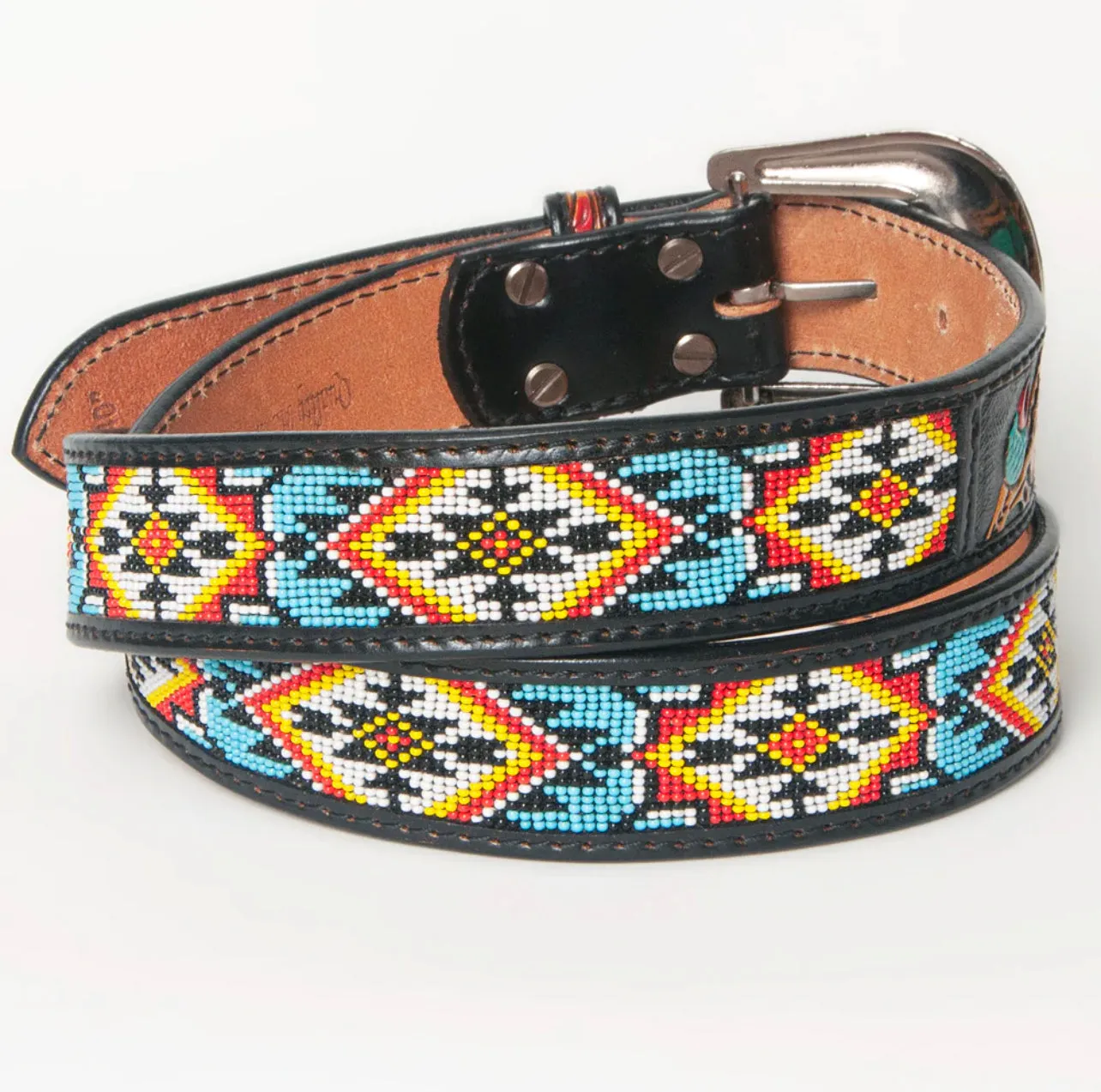 American Darling Tooled Leather Western Fashion Belt