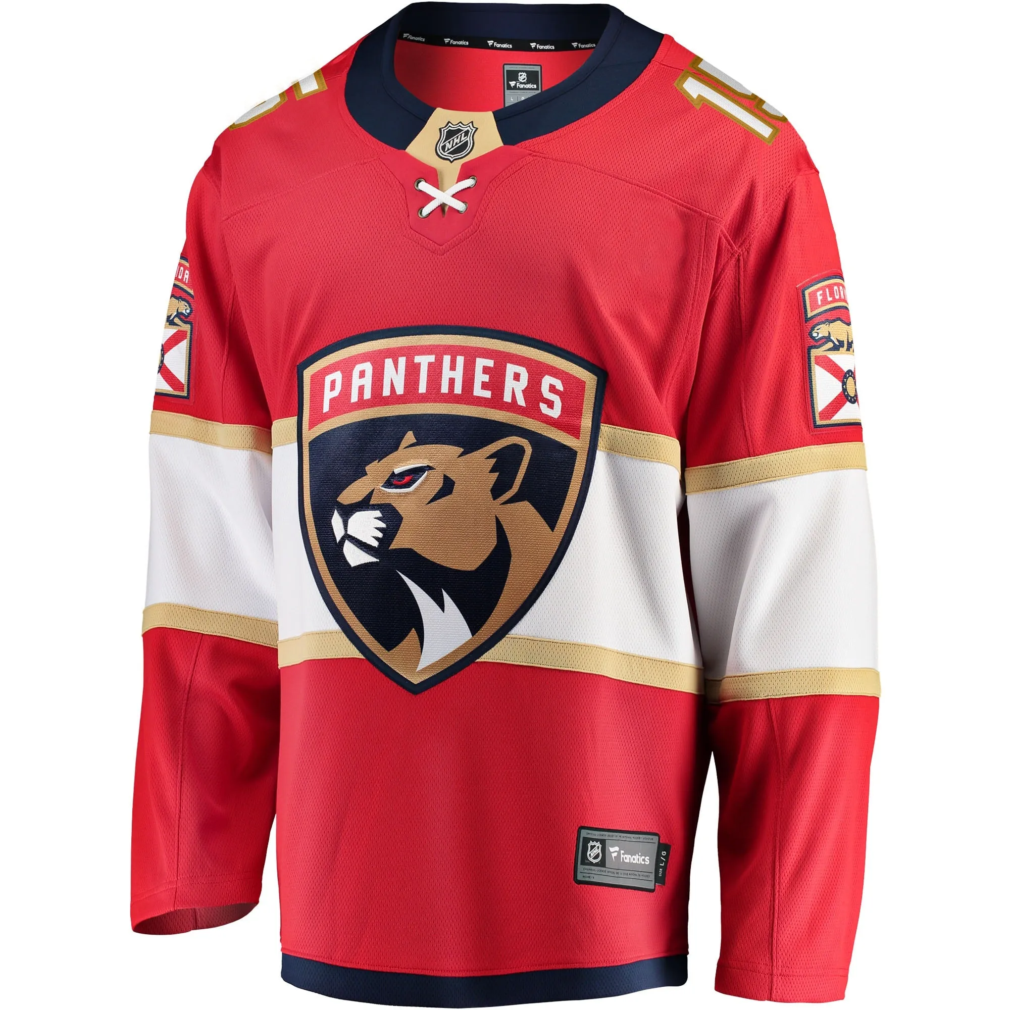 Anton Lundell Florida Panthers Fanatics Branded Home Breakaway Player Jersey - Red