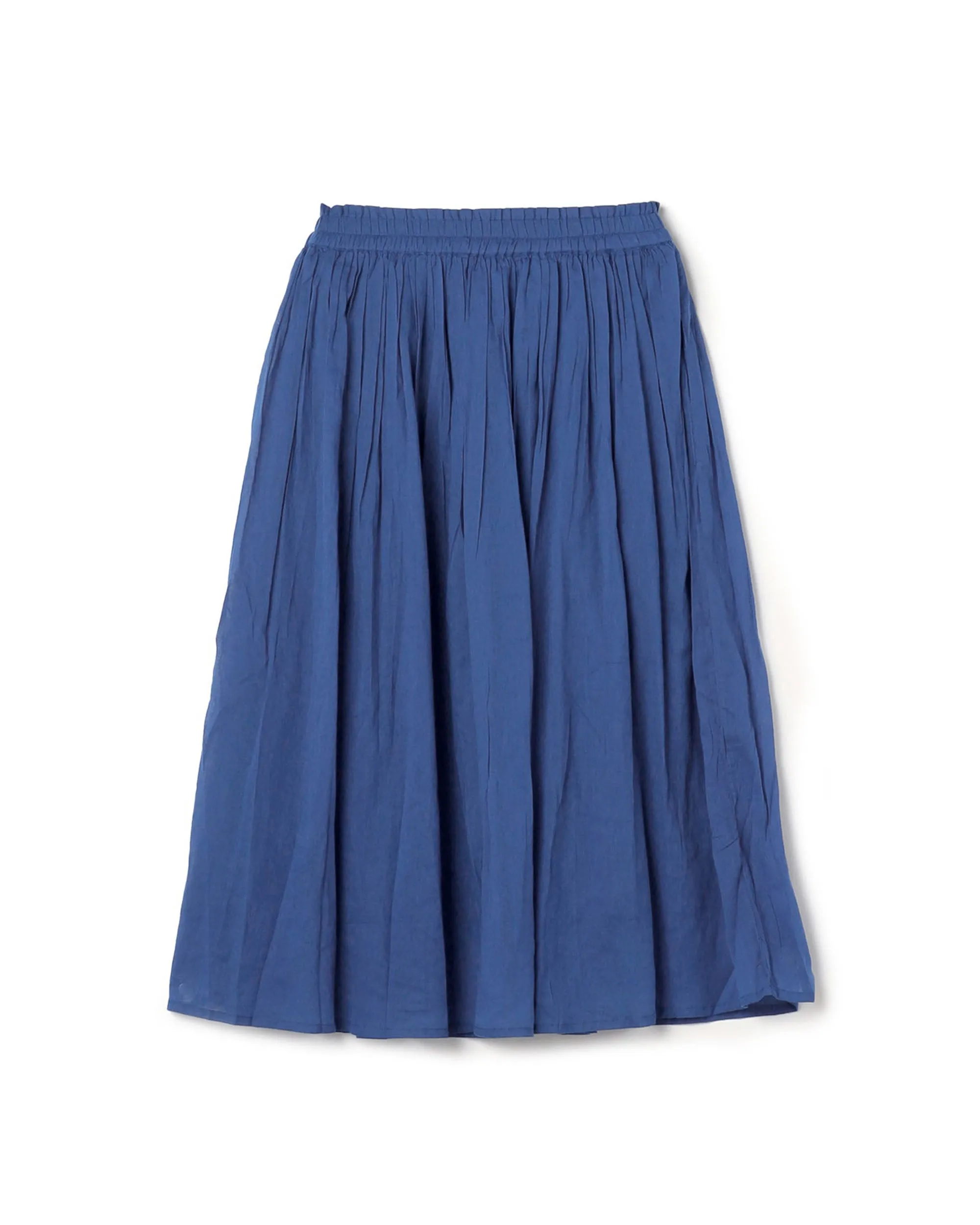 Ats Crinkle Pleat Cotton Maxi Skirt