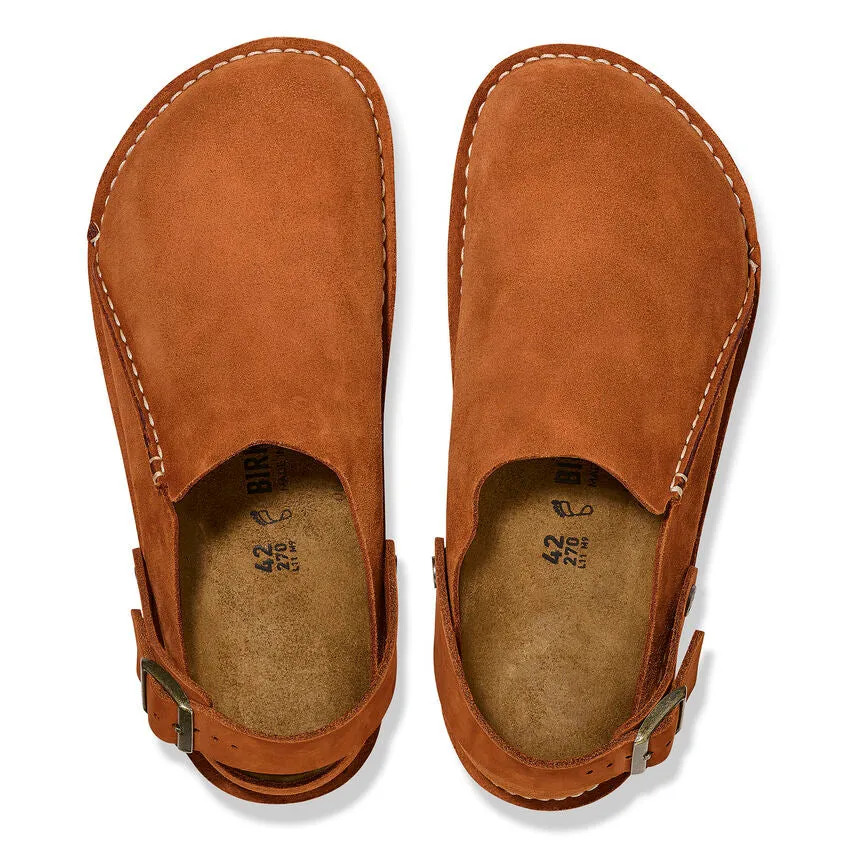 Birkenstock Men's Lutry Premium Suede (Mink - Regular fit)