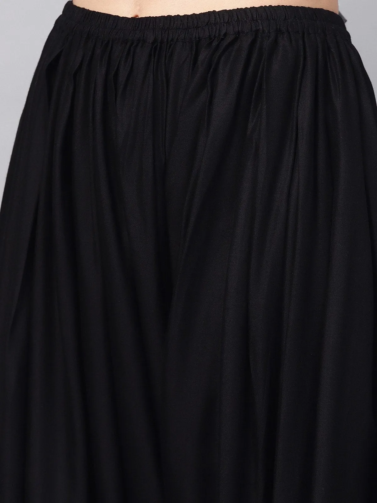 Black Dhoti Palazzo