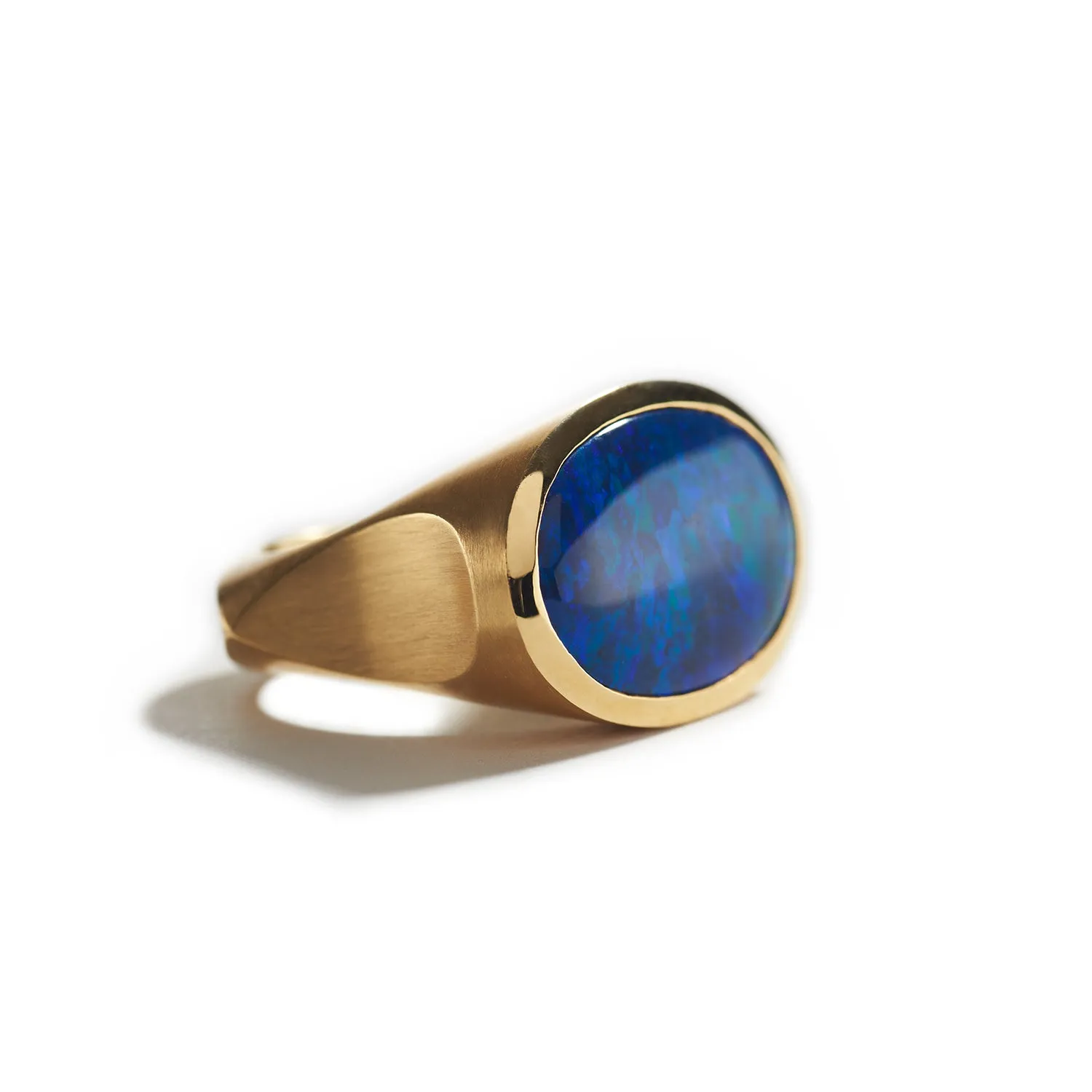 Black Opal Ring