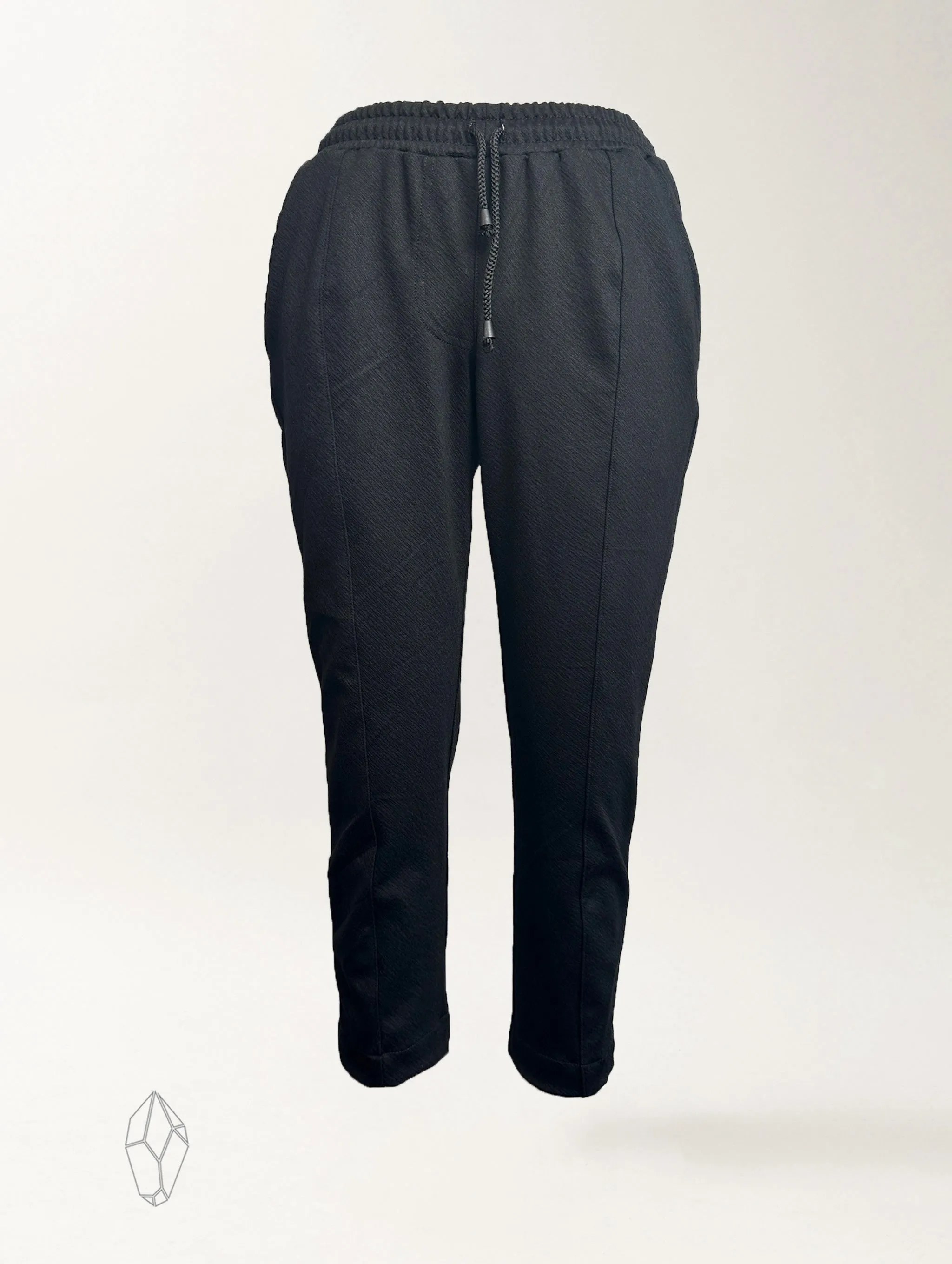 Brooklyn Pant - Black Bevel Ponte