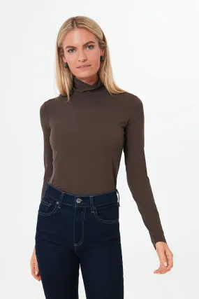 Brown Multif Turtleneck