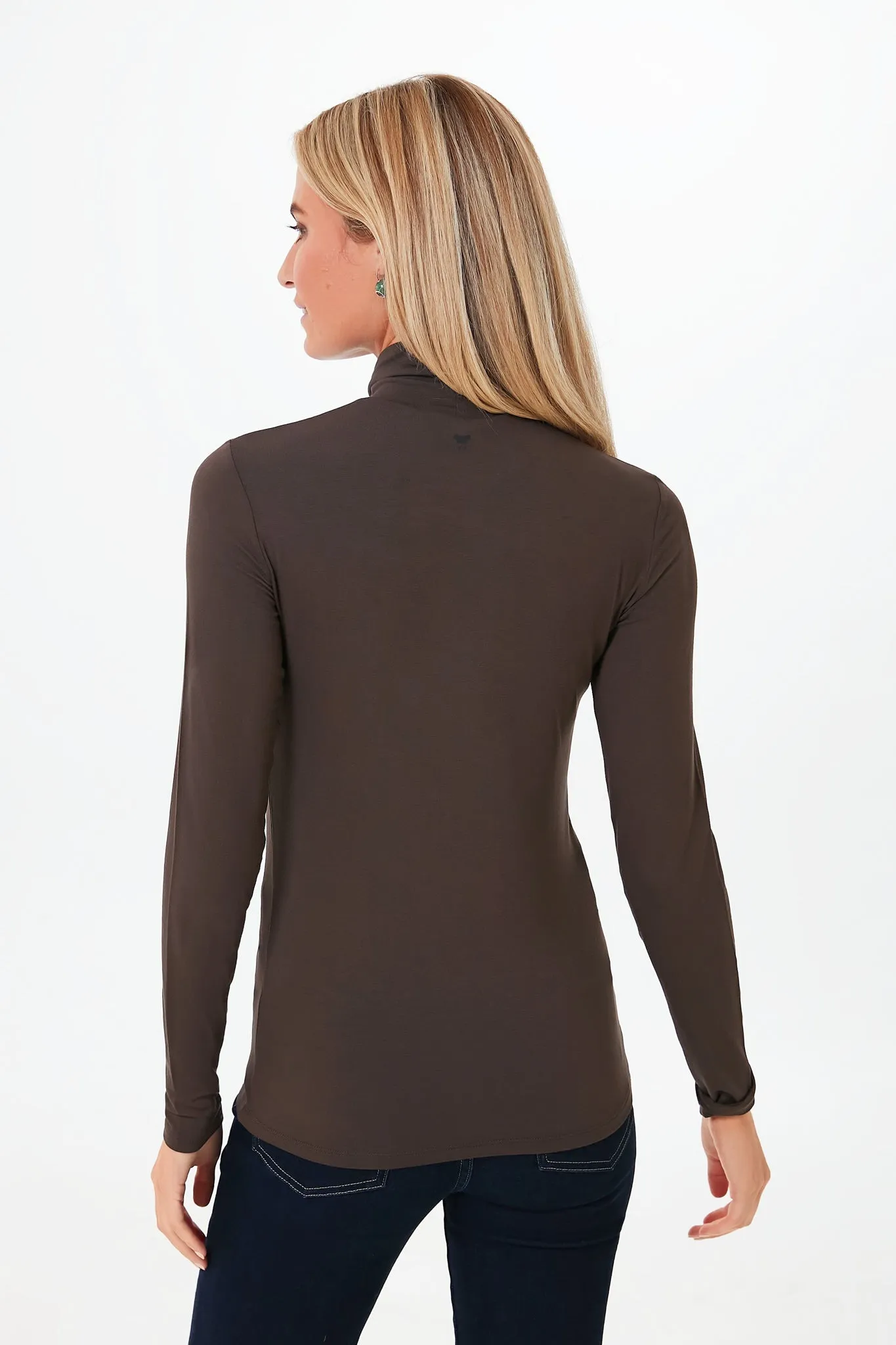 Brown Multif Turtleneck