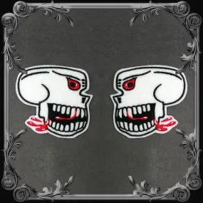 Burma Banshees Skull Patch - Pair