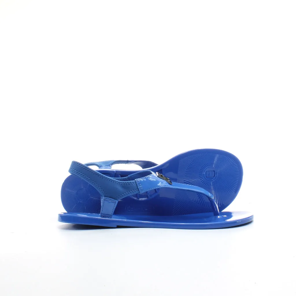 Calvin Klein Jeanne Womens Blue Sandals