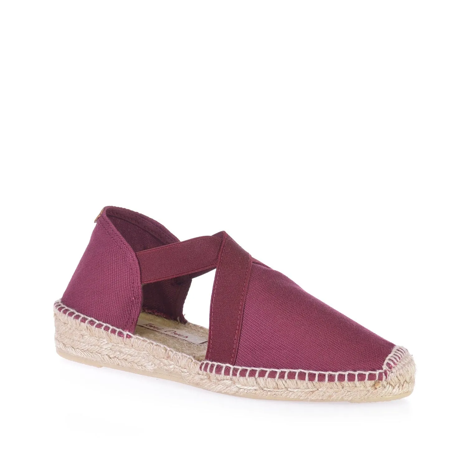 Canvas  Espadrille with Jute Sole for Women - Elastic