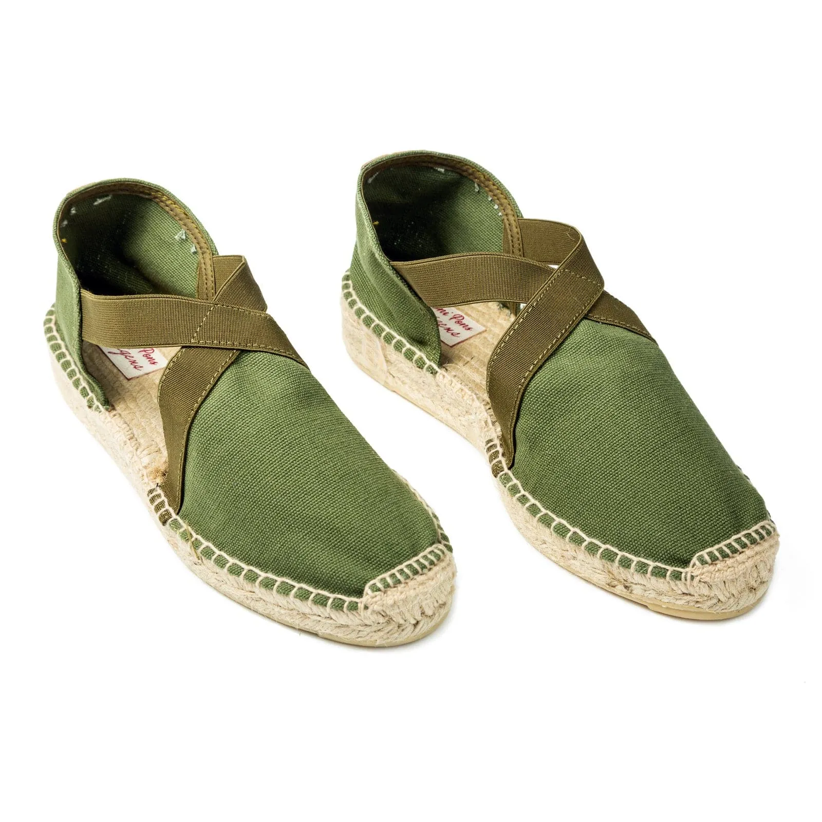 Canvas  Espadrille with Jute Sole for Women - Elastic