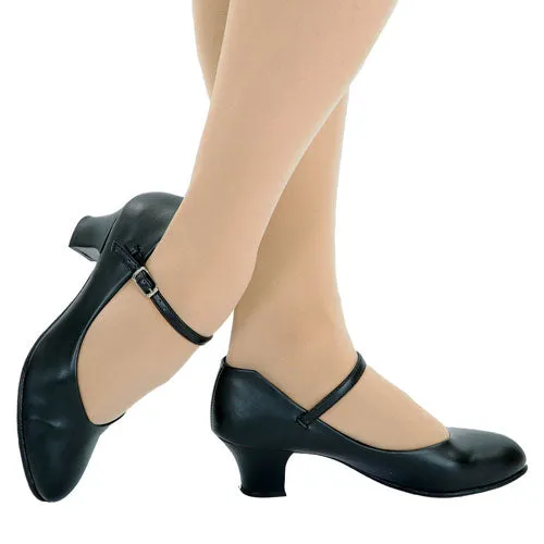 Capezio Adult Jr. Footlight Character Shoes - Black