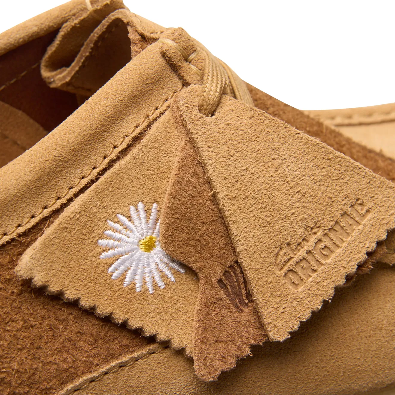 Clarks Originals Wallabee Shoes Tan Combination