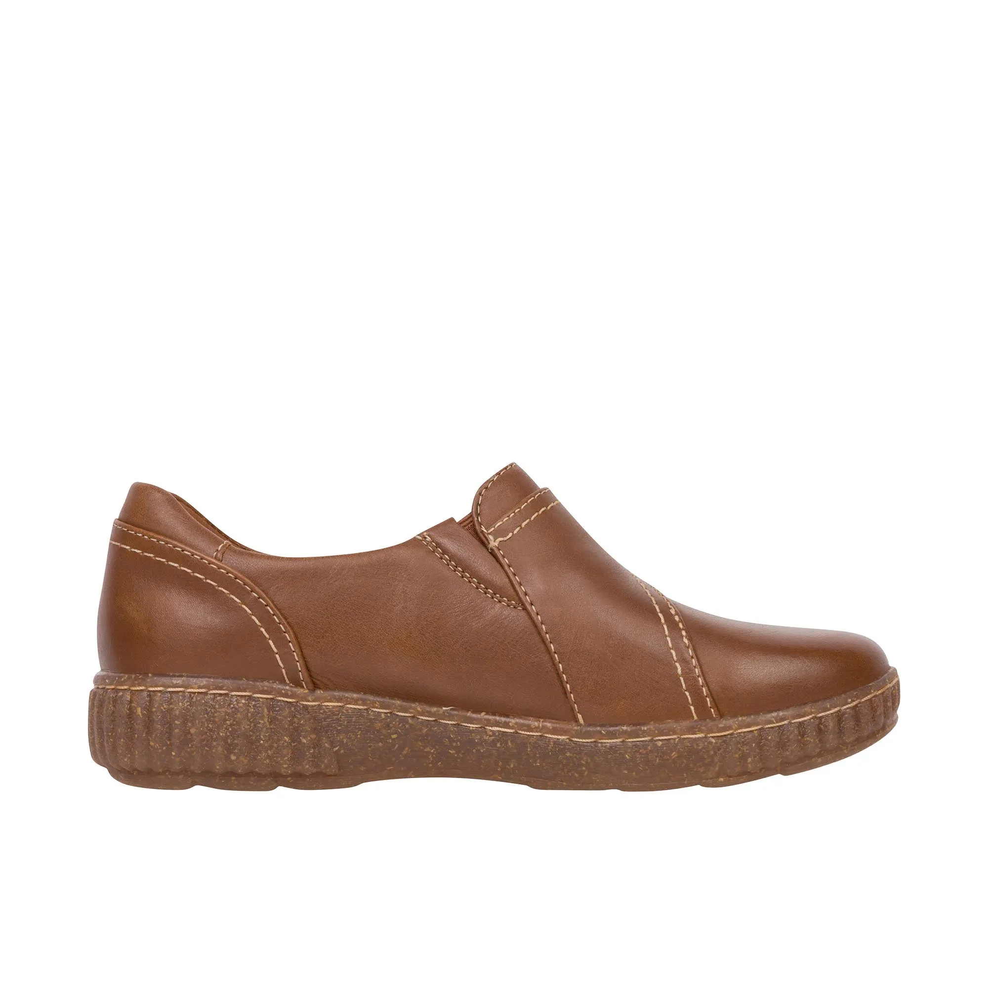 Clarks Womens Caroline Pearl Dark Tan