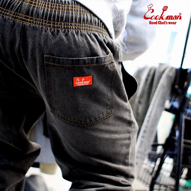 Cookman Chef Pants - Denim : Light Black