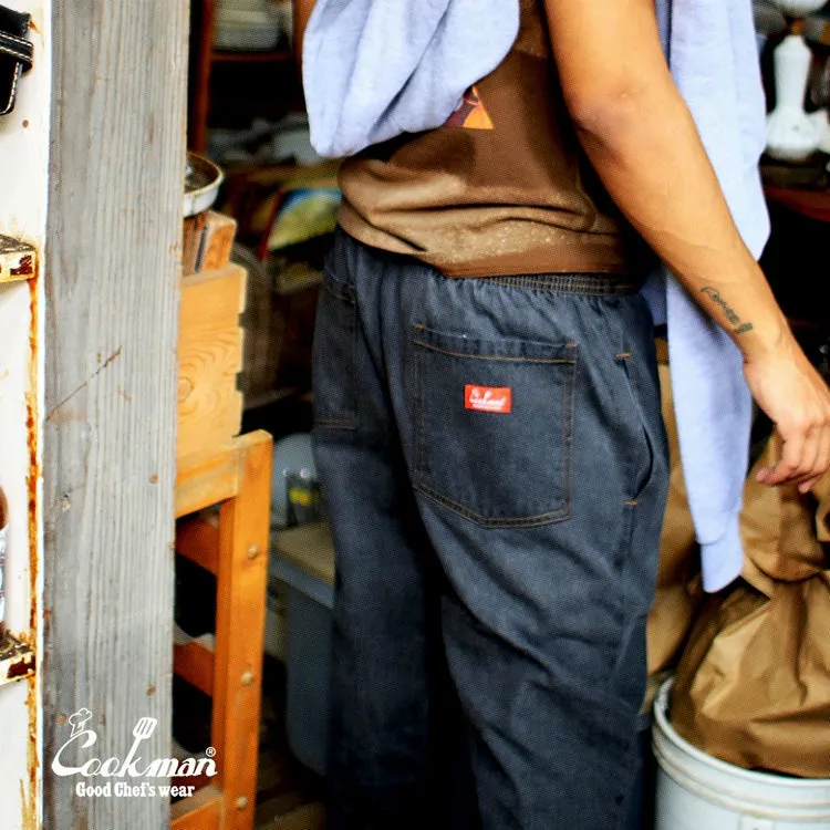 Cookman Chef Pants - Denim : Light Black