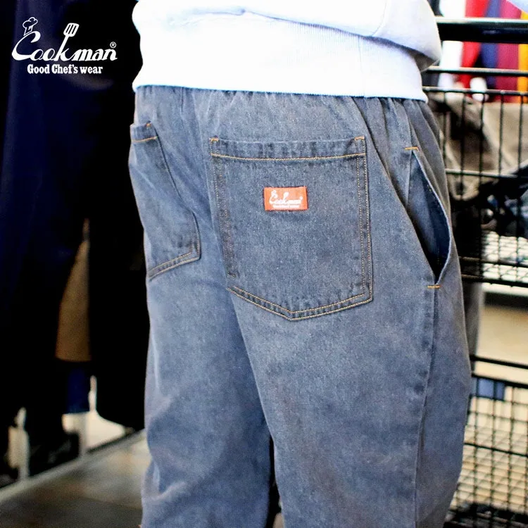 Cookman Chef Pants - Denim : Light Black