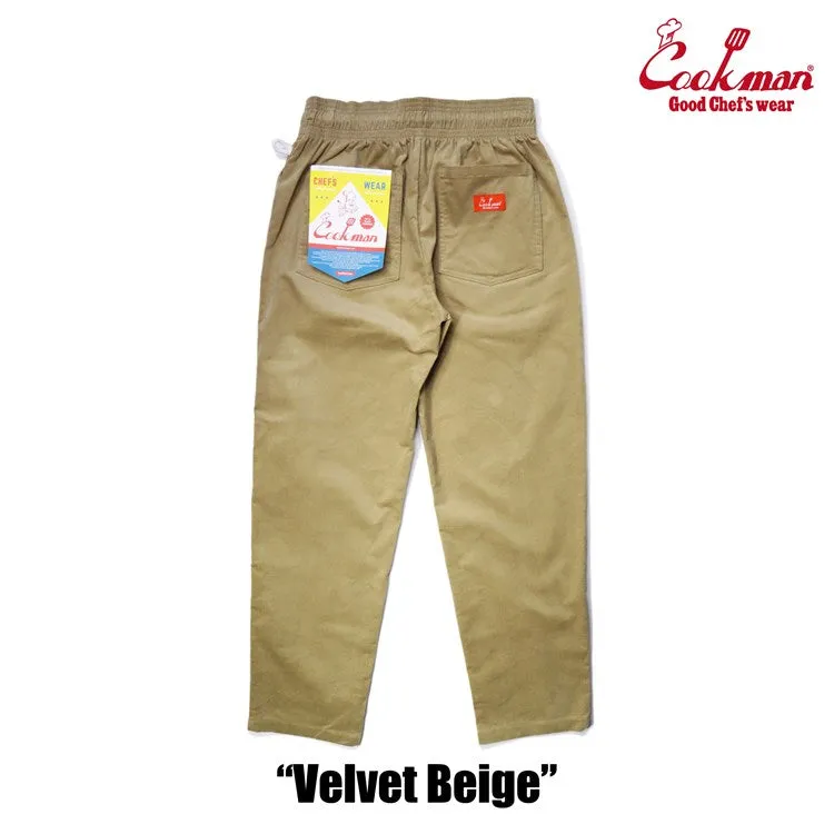 Cookman Chef Pants - Velvet : Beige