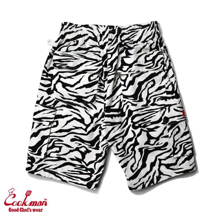 Cookman Chef Short Pants Cargo - Zebra