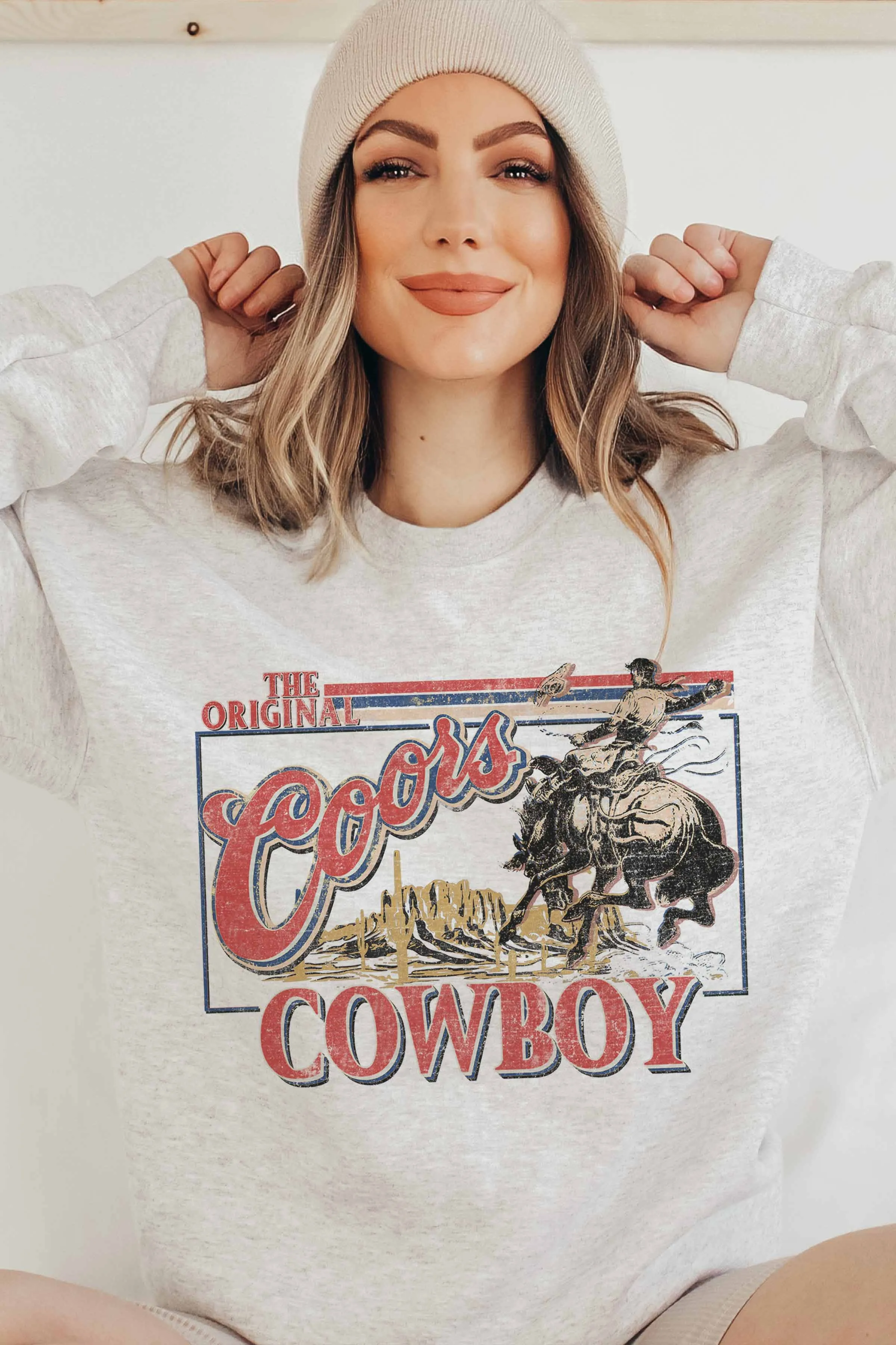 Coors Cowboy Graphic Crewneck