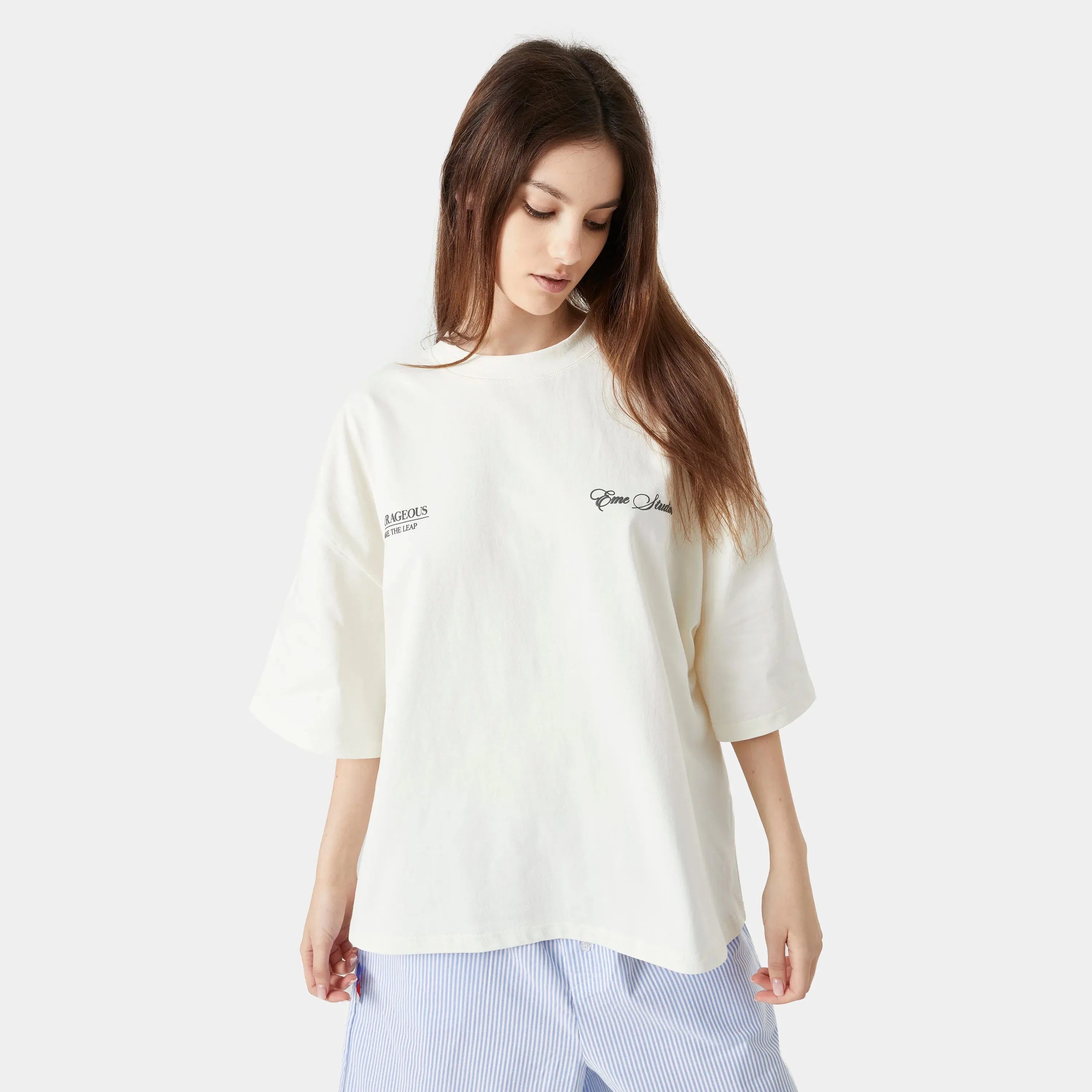 Courageous Off Sand Oversized Tee