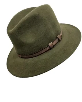 Crushable Felt Hat - Khaki