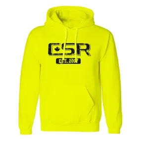 CSR Men's ATC Hi-Vis Yellow Hoodie