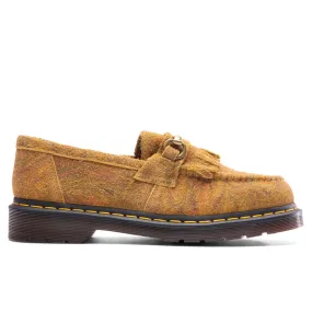 Dr. Marten's Adrian Snaffle Brown Mustard Marbled Hairy Suede - Brown/Mustard