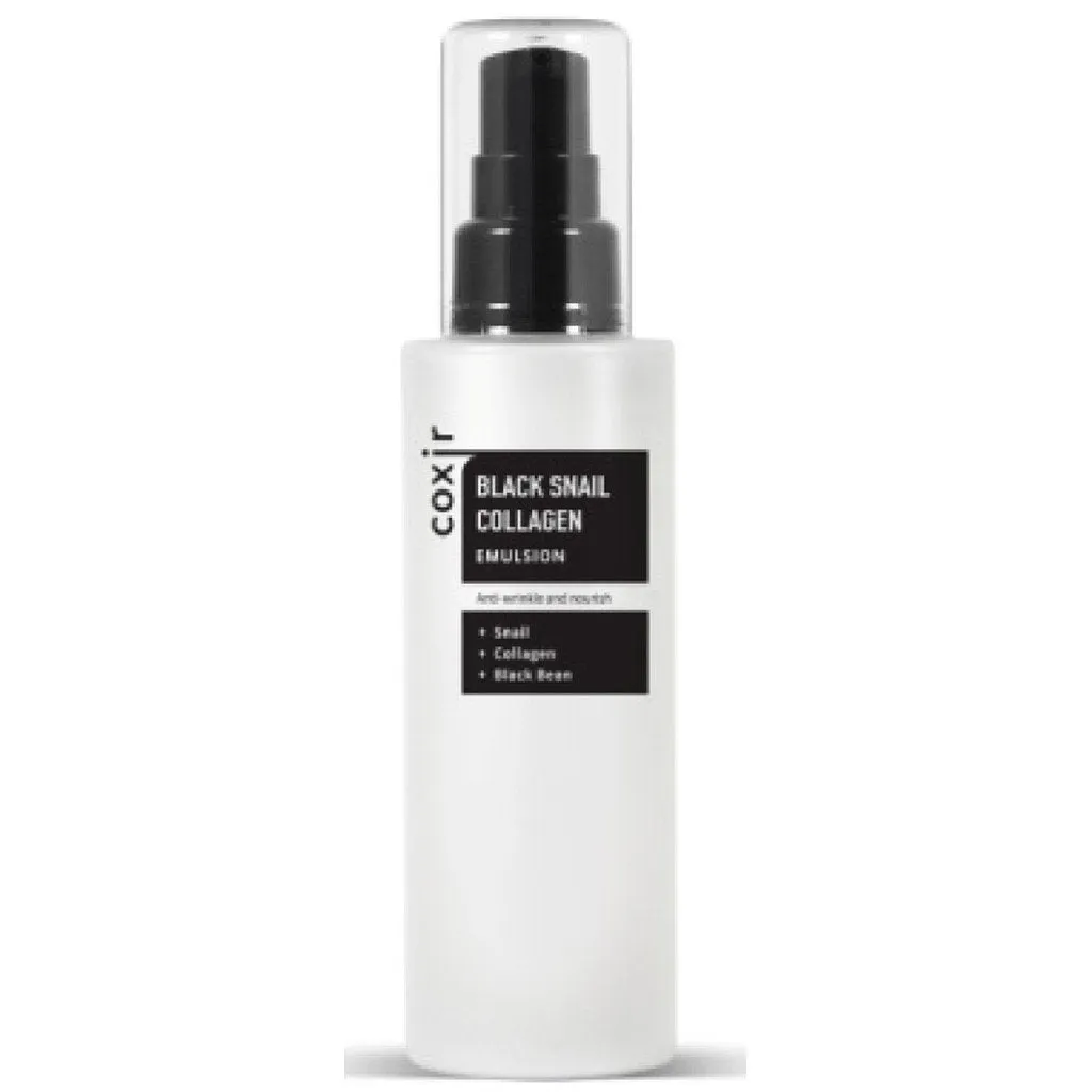 Emulsión facial Coxir Black Snail Collagen Emulsion 100ml