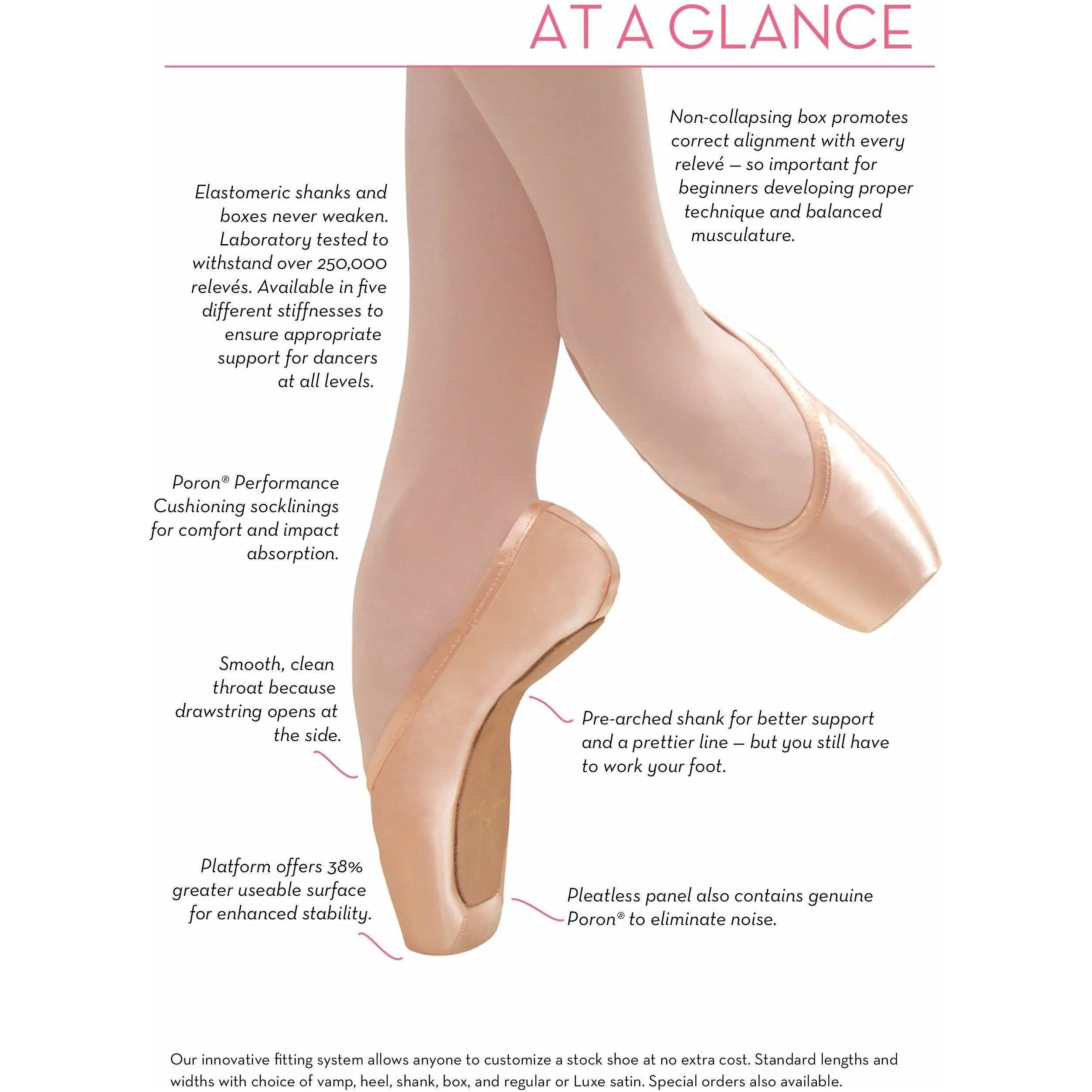 Extra Flex Pointe Shoes - Narrow