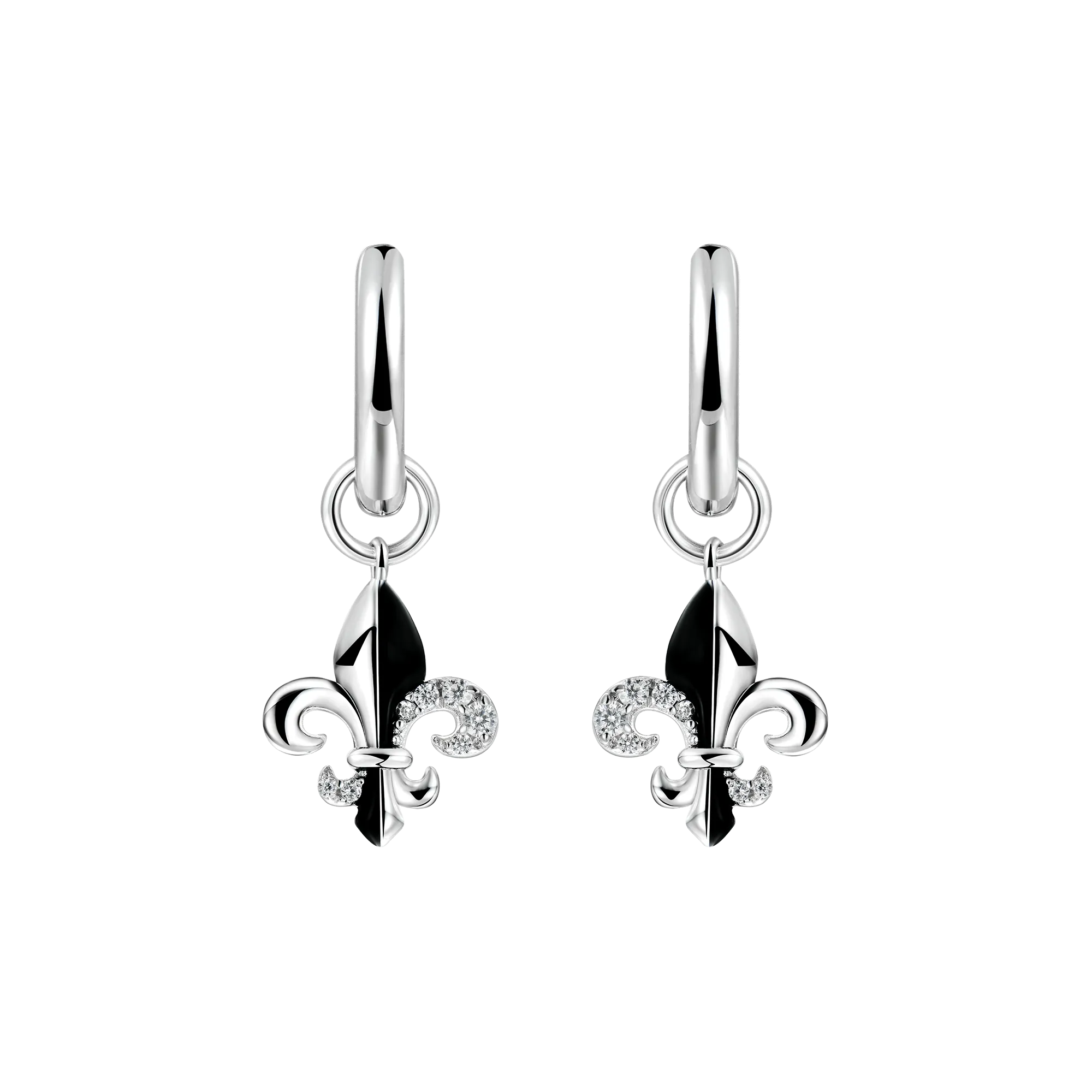 Fleur de lis Dangly Earring - Single