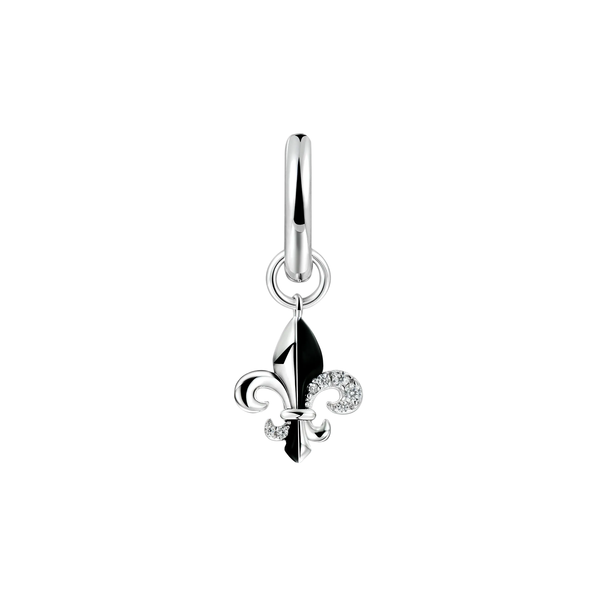 Fleur de lis Dangly Earring - Single