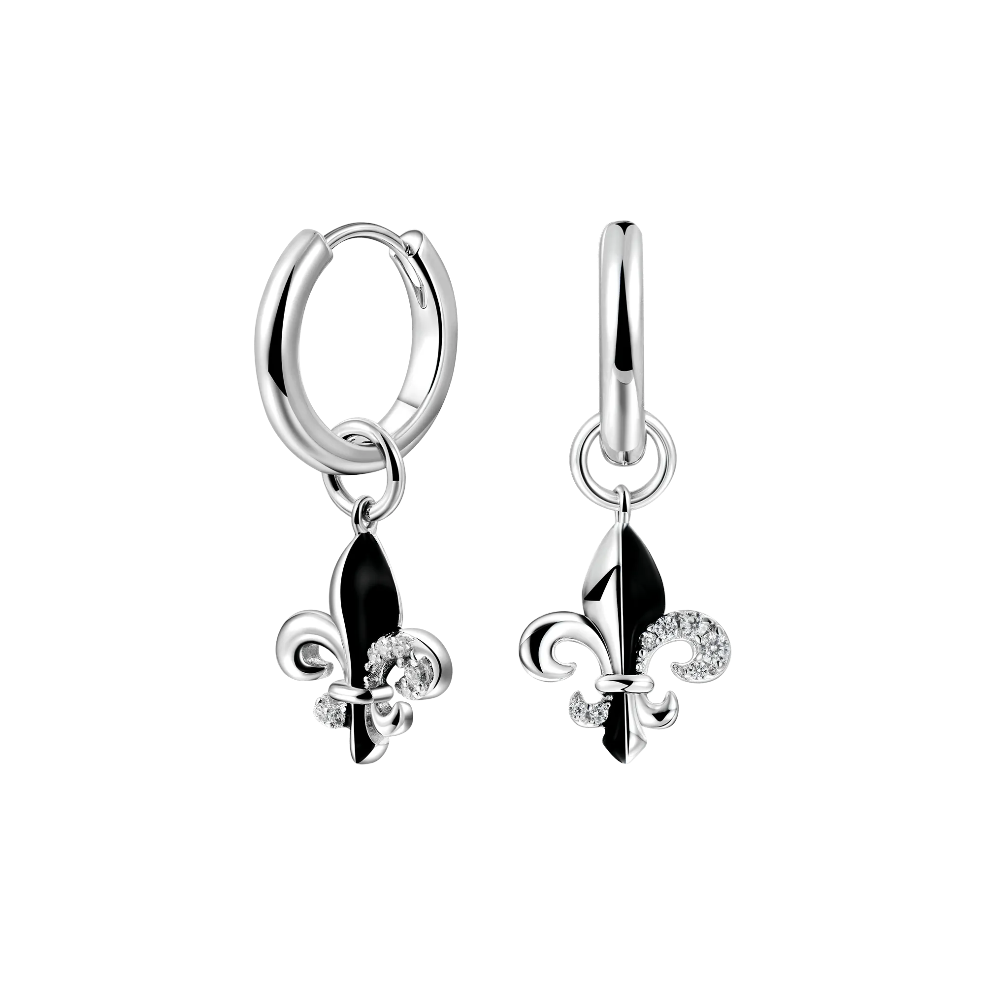 Fleur de lis Dangly Earring - Single