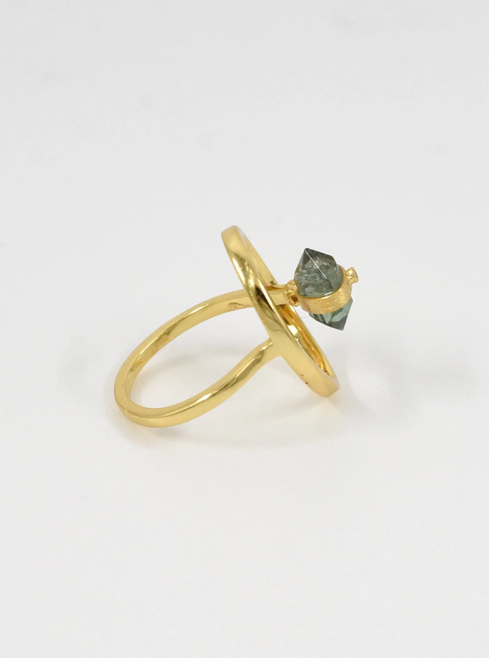 FlexiGlam Tourmaline With Diamond Ring