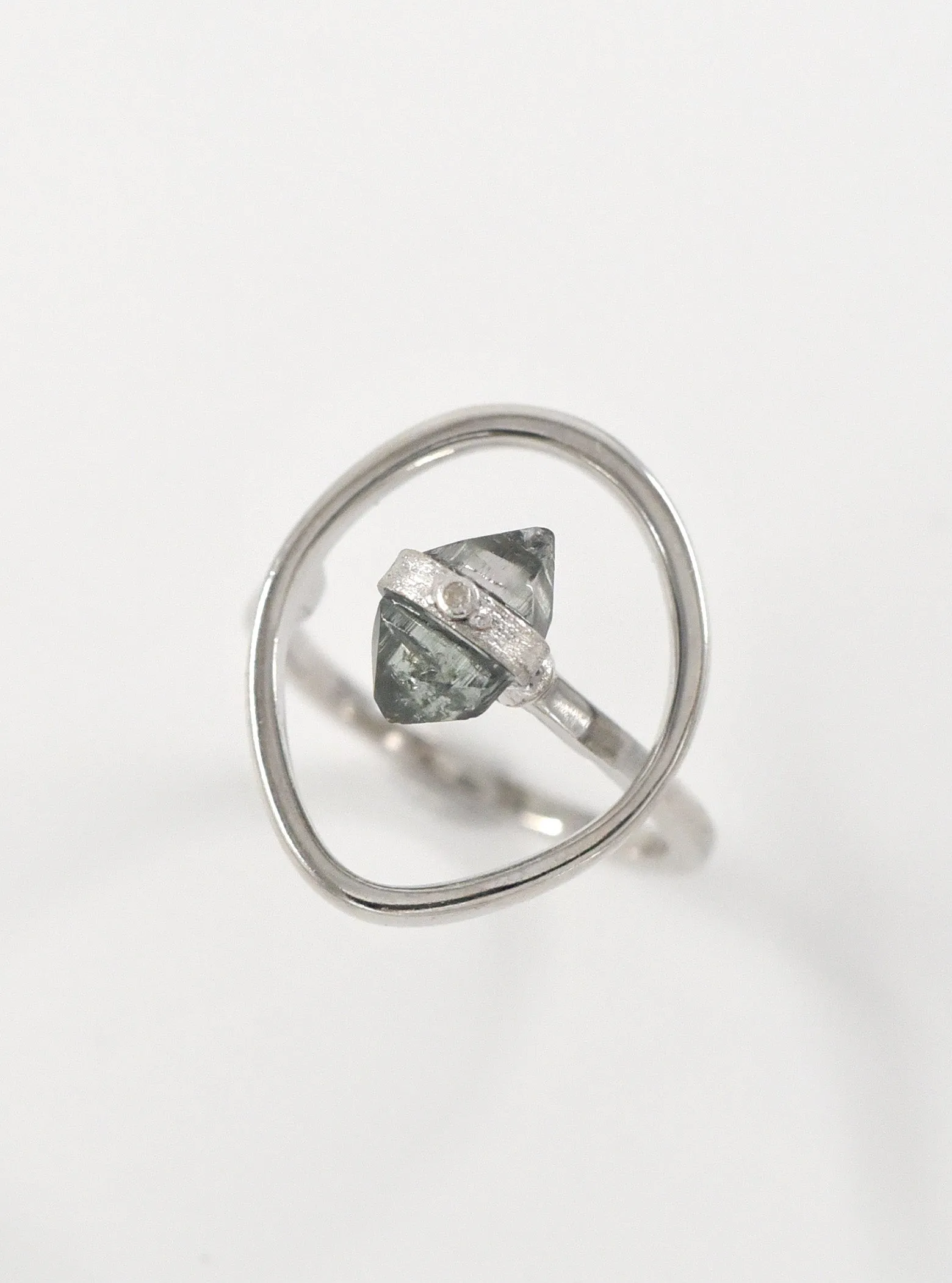 FlexiGlam Tourmaline With Diamond Ring