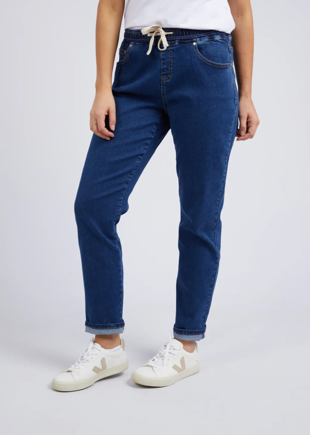 Foxwood  - Juliette Jogger Jean - Dark Blue