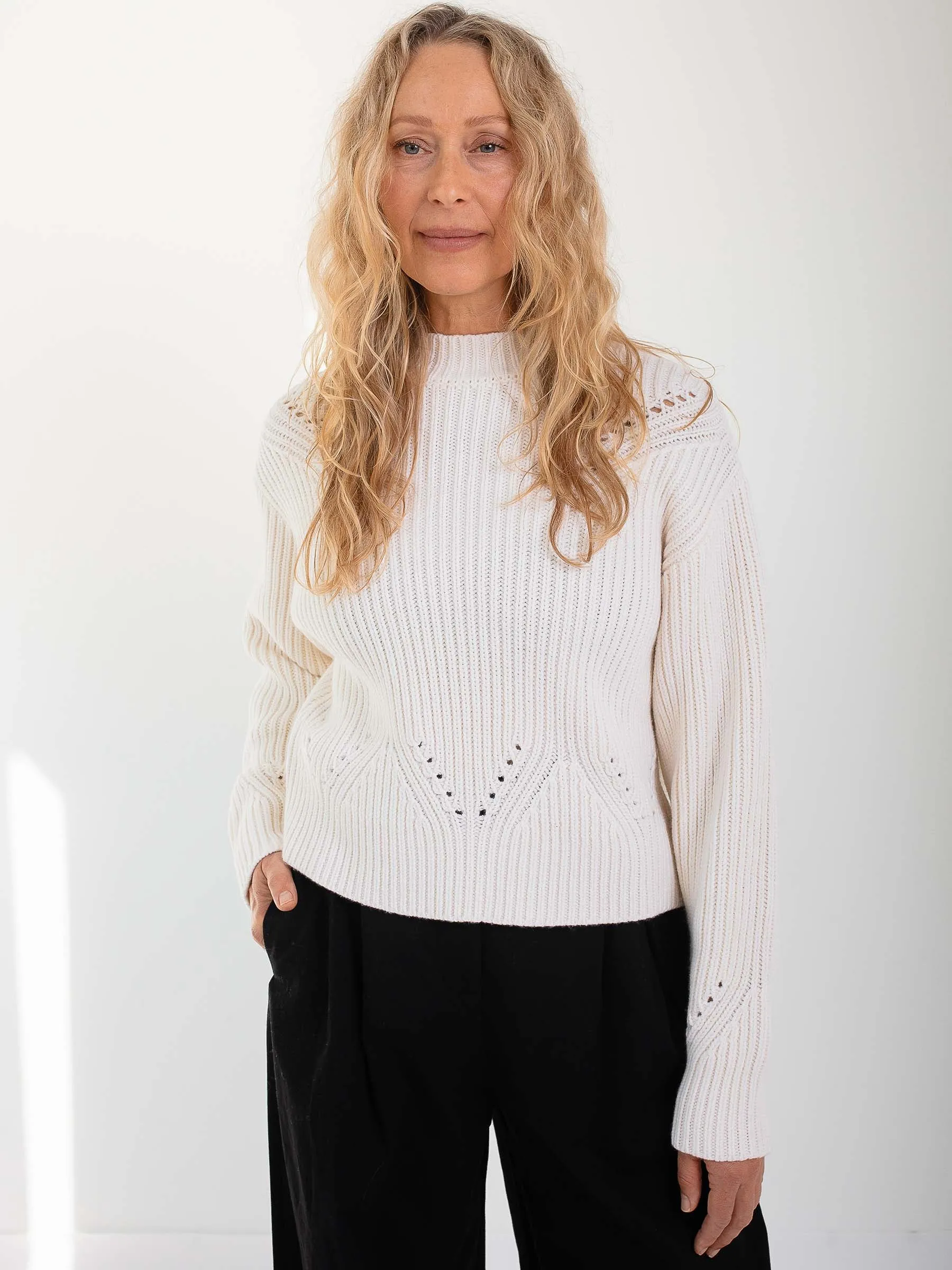 Franca Pointelle Sweater