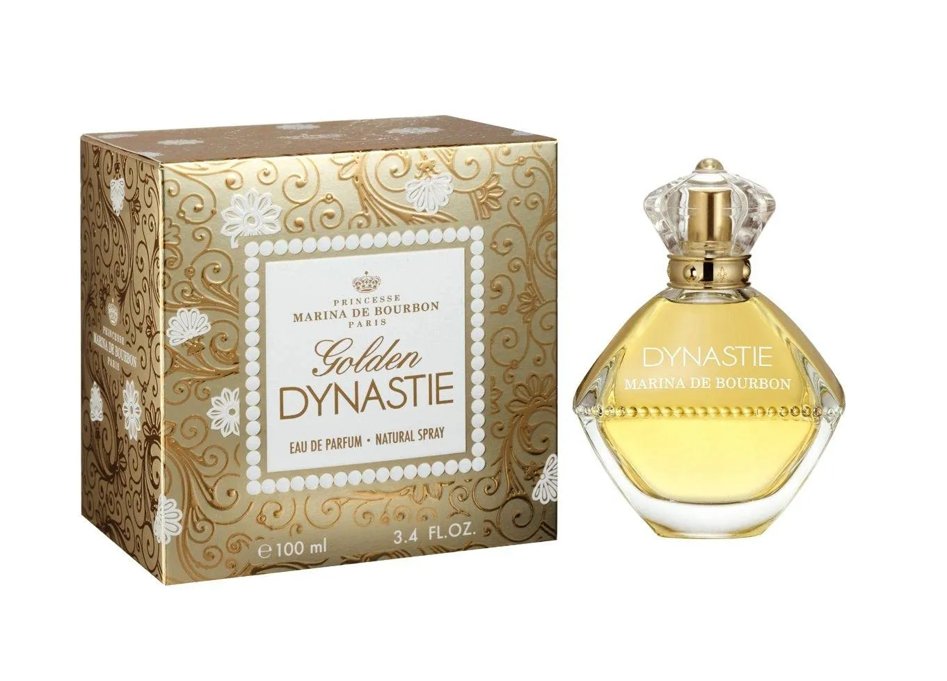 Golden Dynastie EDP 3.4 oz  100 ml Women By Marina de Bourbon Paris