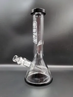 GRAV Small, Black Accent Beaker Base Water Pipe