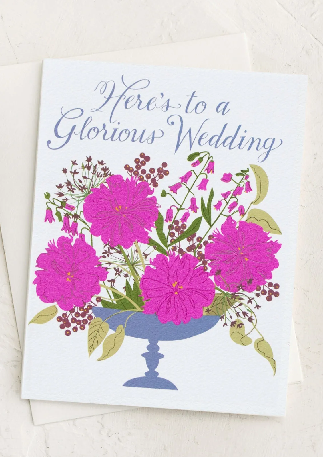 Here's To A Glorious Wedding Card