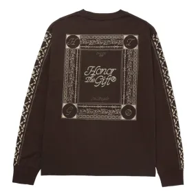 HONOR THE GIFT PATTERN L/S-BLACK