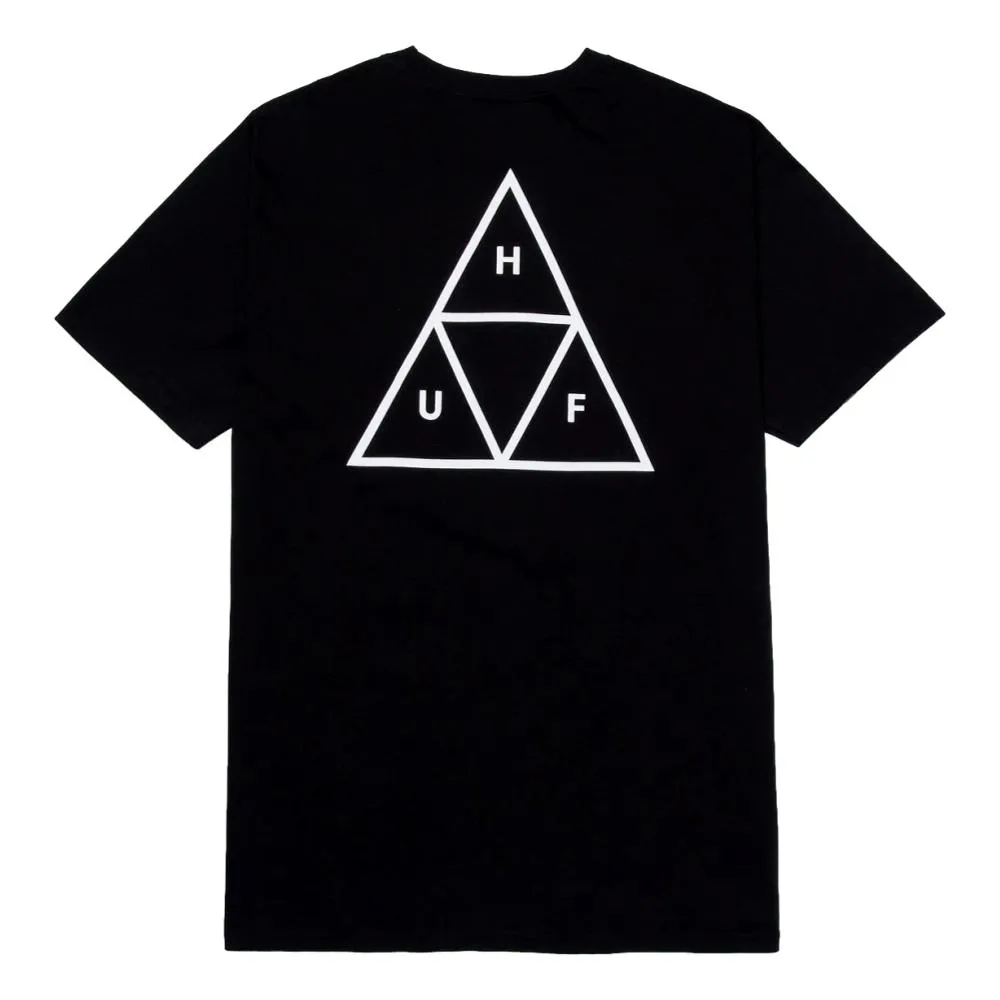 HUF ESSENTIALS TT S/S TEE-BLACK