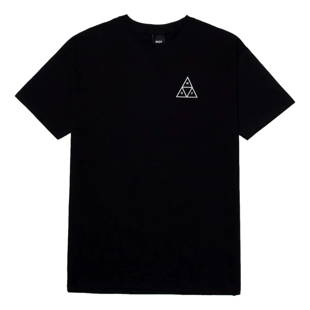 HUF ESSENTIALS TT S/S TEE-BLACK