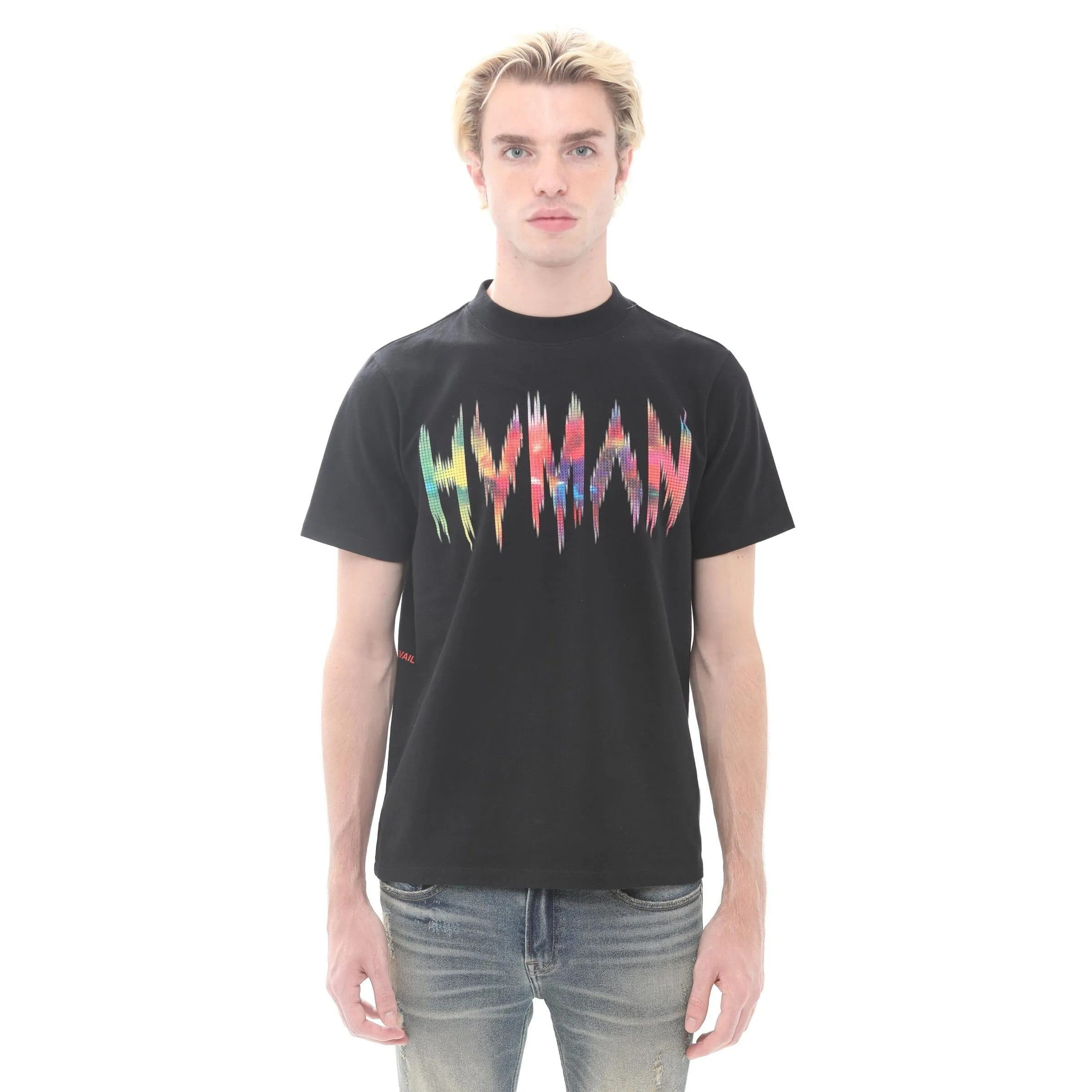 HVMAN Frequency Tee (Blk/Multi) /D17