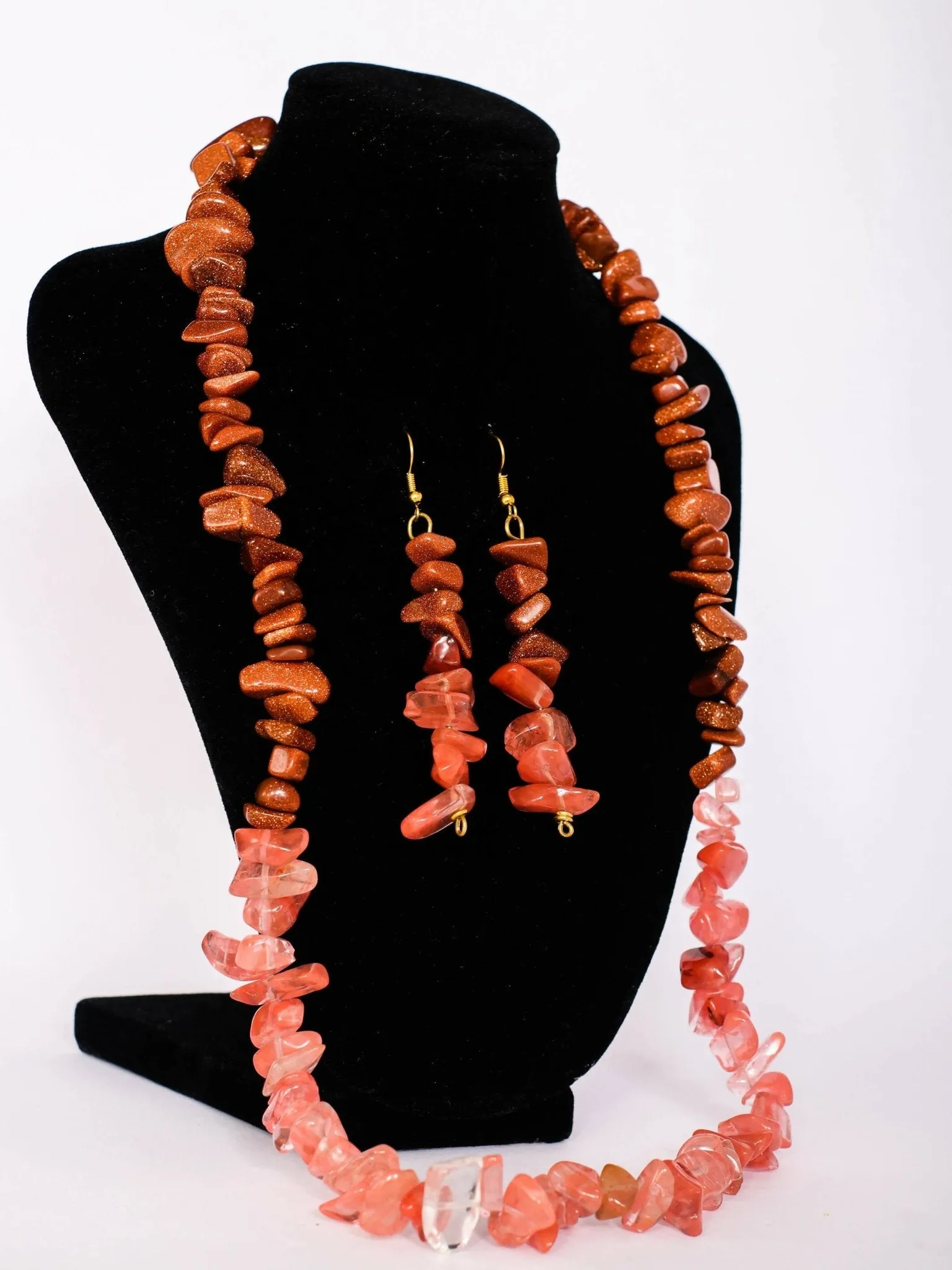 Klewisia Closet Ceramic Necklace Beads Jewellery - Pink