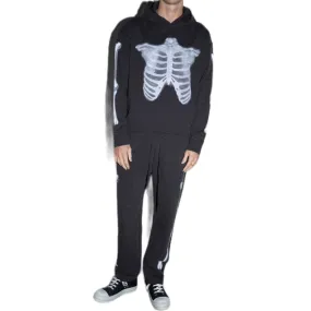 Ksubi Skeleton Biggie Hoodie (Faded Black) MTR24FL002