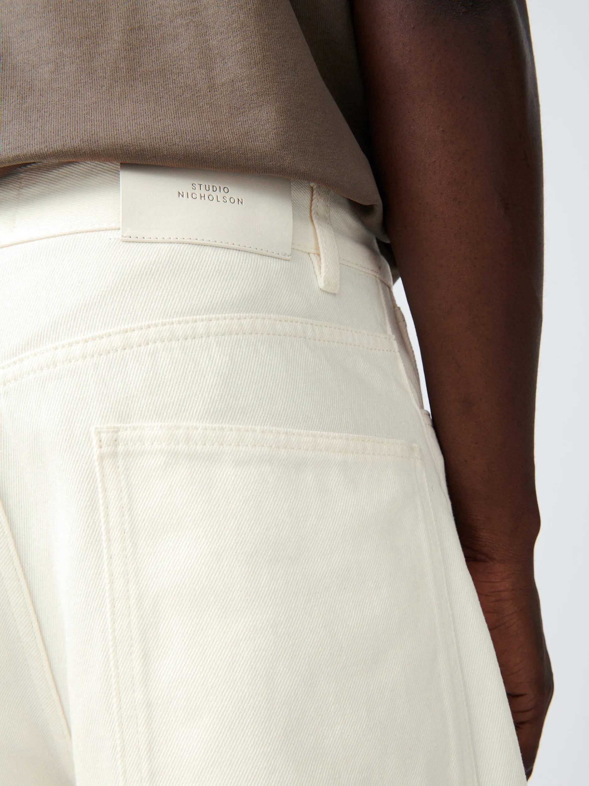 Land Denim Pant in Parchment